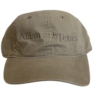 Chestnut Hill's "Alliance Texas" Adjustable Tan Cotton Baseball Cap